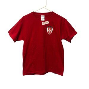 Saint Joseph Youth T-Shirt Size Large Gildan Red Short Sleeve Durable NEW
